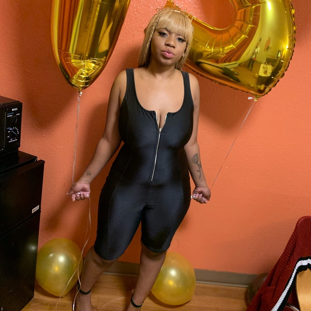 Black jumpsuit suit